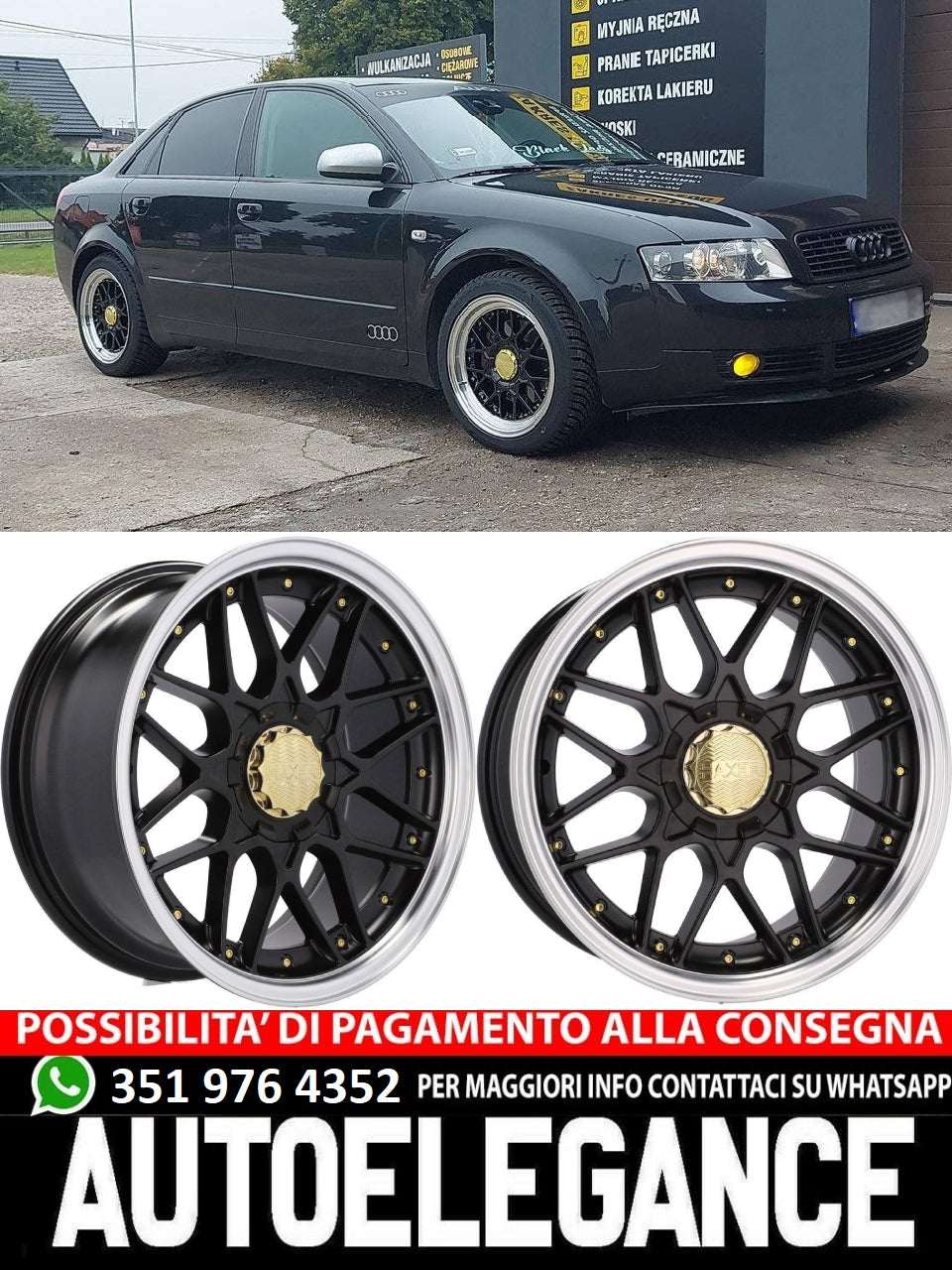 ALLOY WHEEL 18" Suitable for AUDI BMW CADILLAC CHEVROLET CHRYSLER CUPRA FORD HONDA INFINITI LAND ROVER LEXUS MERCEDES MINI OPEL SAAB SEAT SKODA SSANGYONG TOYOTA VW