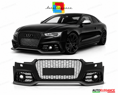 💕PARAURTI ANTERIORE AUDI A5 11-16 LOOK RS5 NERO PDC💕