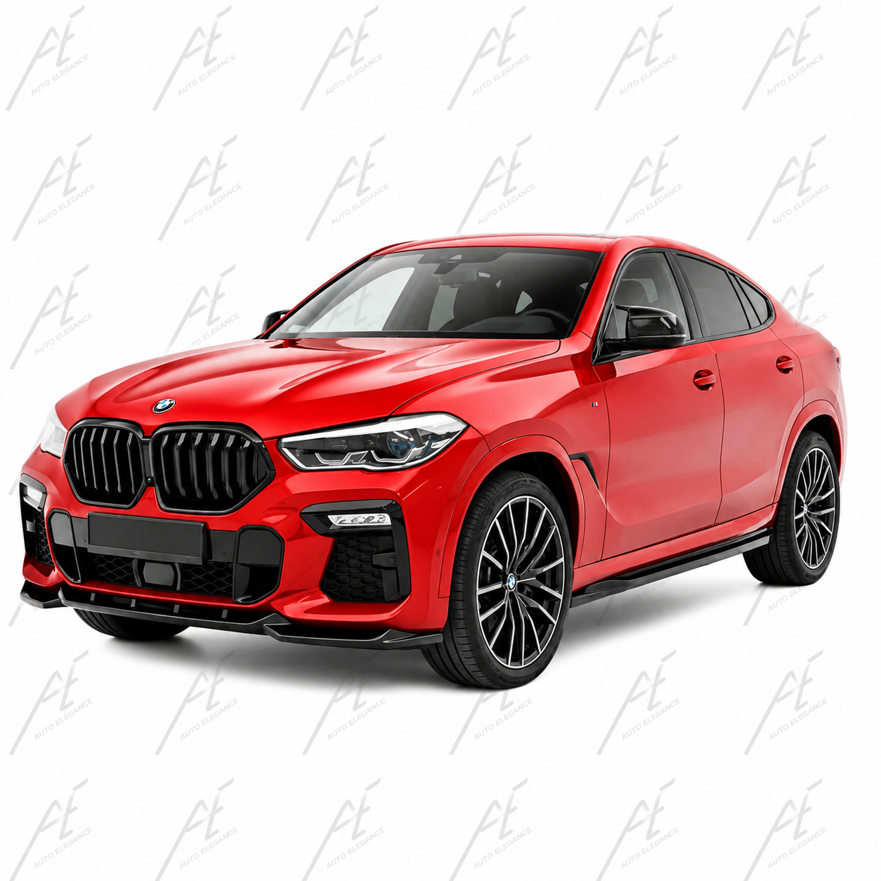 💕ART.10002   Splitter  BMW G06 2020+  A Plus M Pack nero lucido 💕