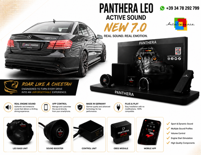 💕ART.2672 PANTHERA Soundsystem Booster 7.0-Mercedes-Benz E63 AMG W212 Facelif💕