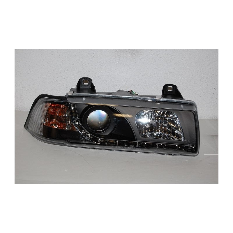 💫ART.4620 Fari Anteriore Day Light (Nero) adatto per BMW E36 '92 4P💫