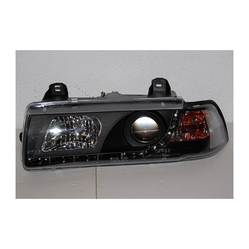 💫ART.4620 Fari Anteriore Day Light (Nero) adatto per BMW E36 '92 4P💫