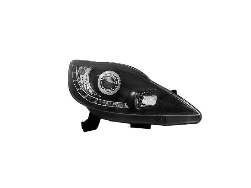 😍Fari per PEUGEOT 107 05-11 LUCE DIURNA NERO-😍