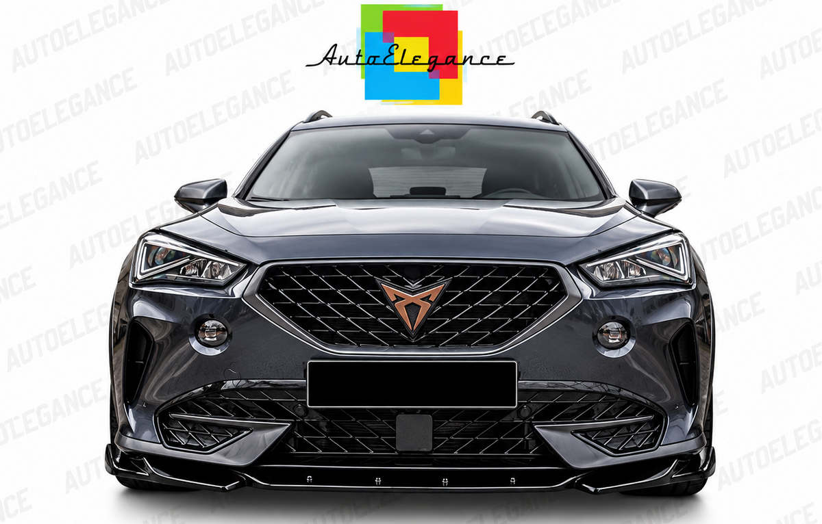 ART.1340  SPLITTER ADATTO PER  CUPRA FORMENTOR 2020-2024 NERO LUCIDO