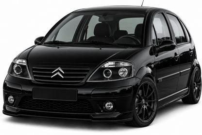 ART.10698 FARI ANTERIORI ADATTO  PER CITROEN C3 03.02-09  NERO