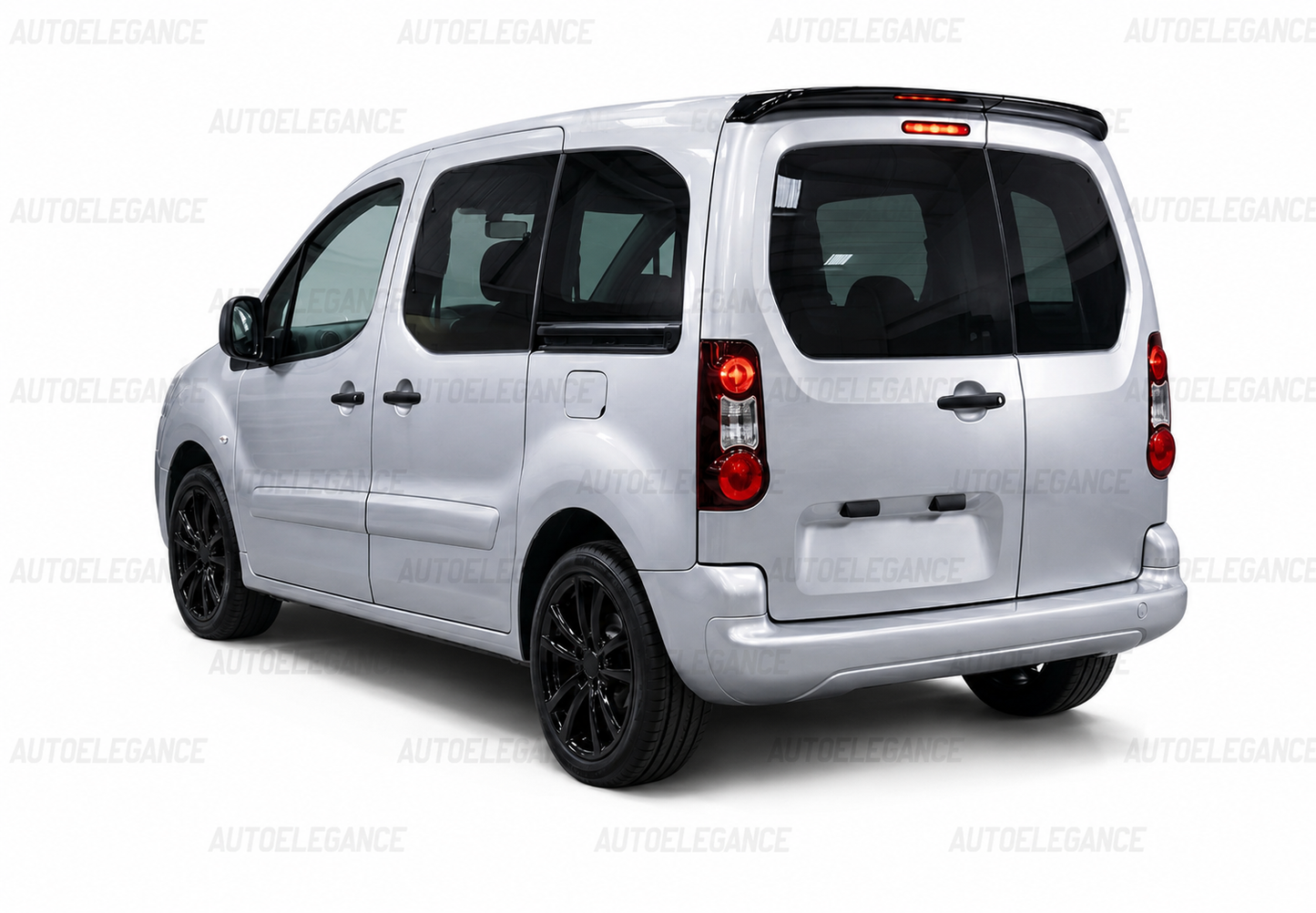 💫ART.10164 Spoiler sul tetto nero lucido 2 pezzi - Peugeot Partner / Citroën Berlingo💫