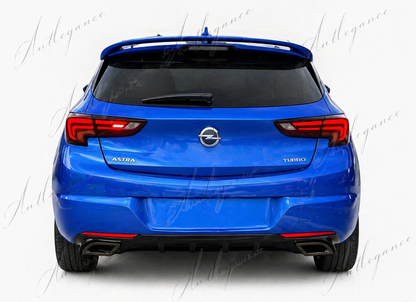 🔥ART.0312 DIFFUSORE ADATTO PER OPEL ASTRA K 2015-2021 LOOK SPORT NERO LUCIDO🔥
