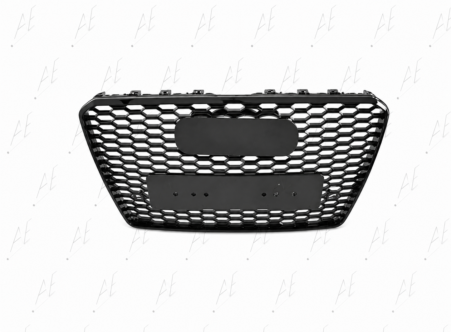 💕ART.5860 GRIGLIA SPORTIVA NERA LUCIDA PDC ADATTO PER AUDI A8 D4 13-17💕