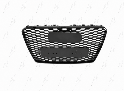 💕ART.5860 GRIGLIA SPORTIVA NERA LUCIDA PDC ADATTO PER AUDI A8 D4 13-17💕
