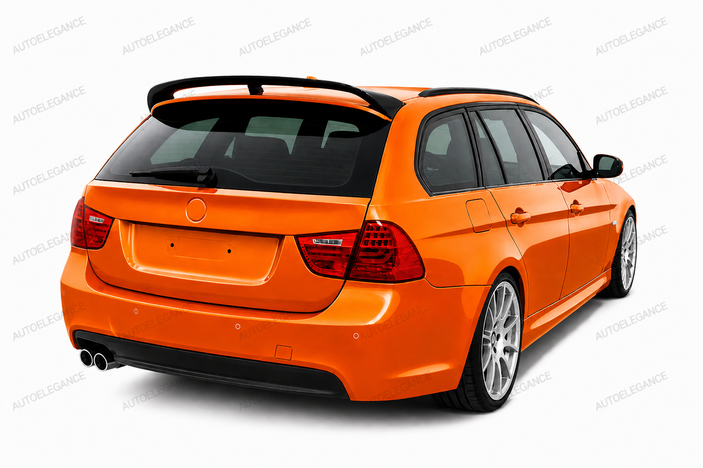 💫ART.9777 Spoiler sul Tetto Nero Lucido ABS per BMW E91 Touring 2004 - 2011💫