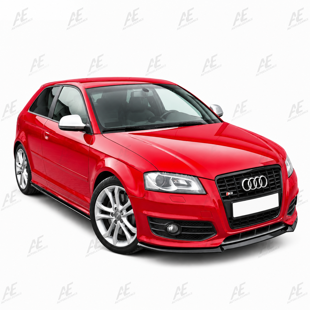 💕ART.9887 Splitter Audi A3 S3 8P restyling 08-11 solo per sline nero lucido💕