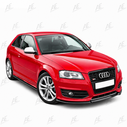 💕ART.9887 Splitter Audi A3 S3 8P restyling 08-11 solo per sline nero lucido💕
