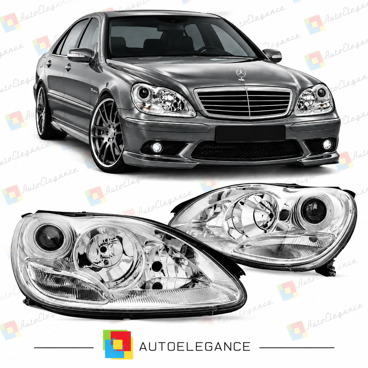 💕ART.10600 FARI  ANTERIORI ADATTO  PER MERCEDES W220 S-KLASA 10.02-05.05💕 (Copy)