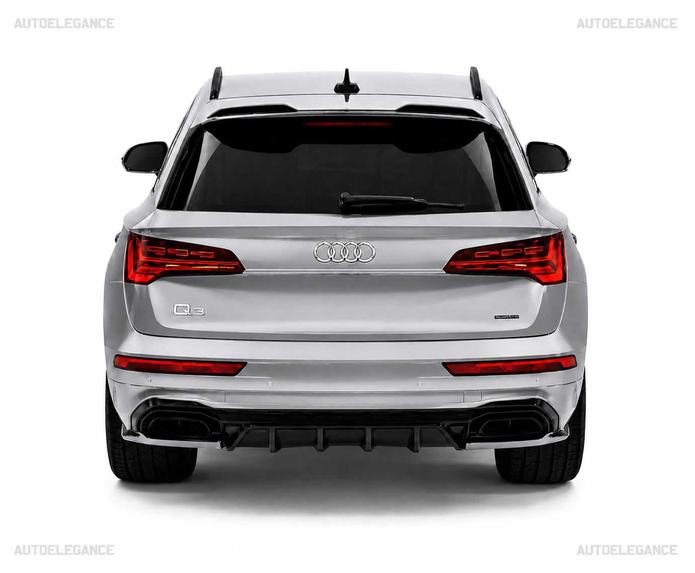 ART.2344 DIFFUSORE AUDI SQ5 Q5 S-LINE SUV SPORTBACK MK2 FACELIFT 2020-2024