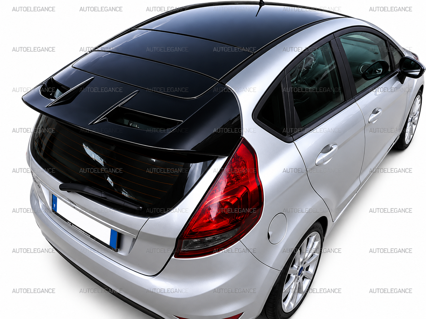 💫SPOILER SUL TETTO NERO LUCIDO ST PER FORD FIESTA VI MK7 2008-2017💫