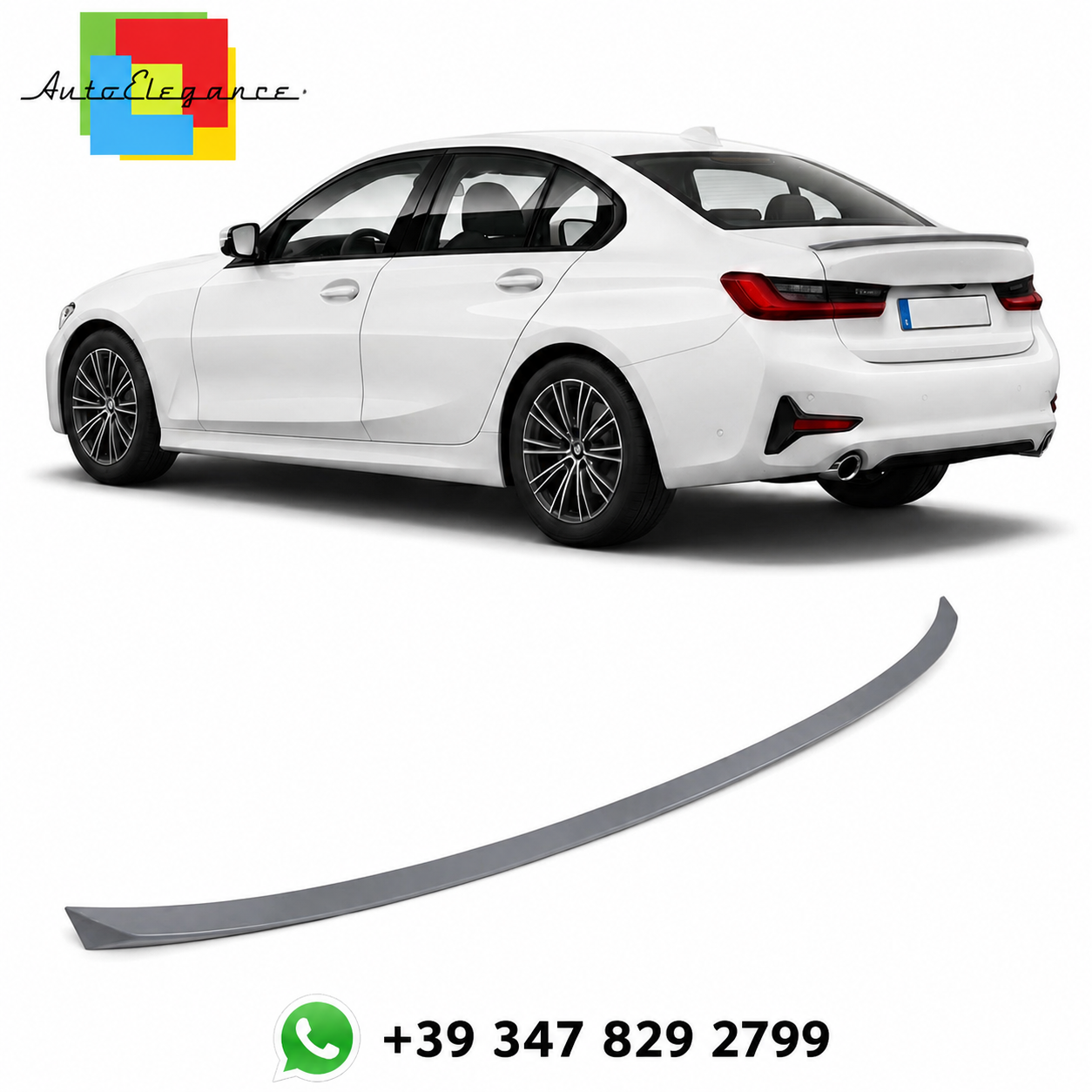👉Spoiler Posteriore per BMW Serie 3 G20 Berlina 2018-2024 Verniciabile 👈