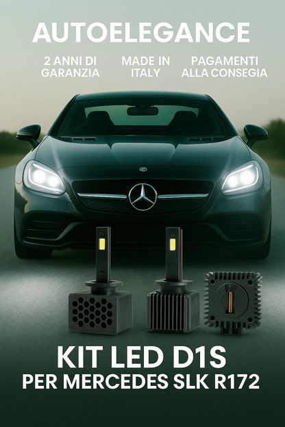 ⭐KIT XENON D1S 6000K ANABBAGLIANTI PER MERCEDES SLK R172 – LUCE BIANCA POTENTE⭐