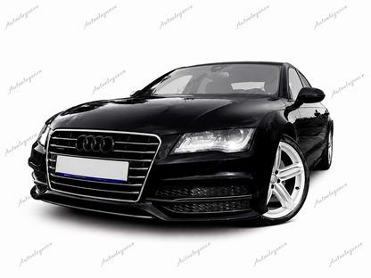 🔥ART.1945 GRIGLIA ADATTO PER AUDI  A7 2010-2014 LOOK S7 NERA PROFILI CROMATI🔥