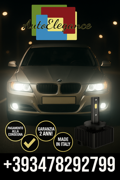 COPPIA LAMPADE D2S LED DA XENON A LED PER  BMW Serie 3  E46