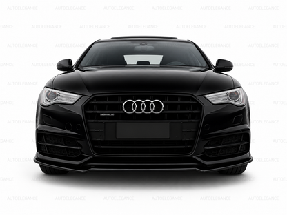 💫ART.0053 PLITTER ANTERIORE PER AUDI A6 4G C7 NERO LUCIDO💫