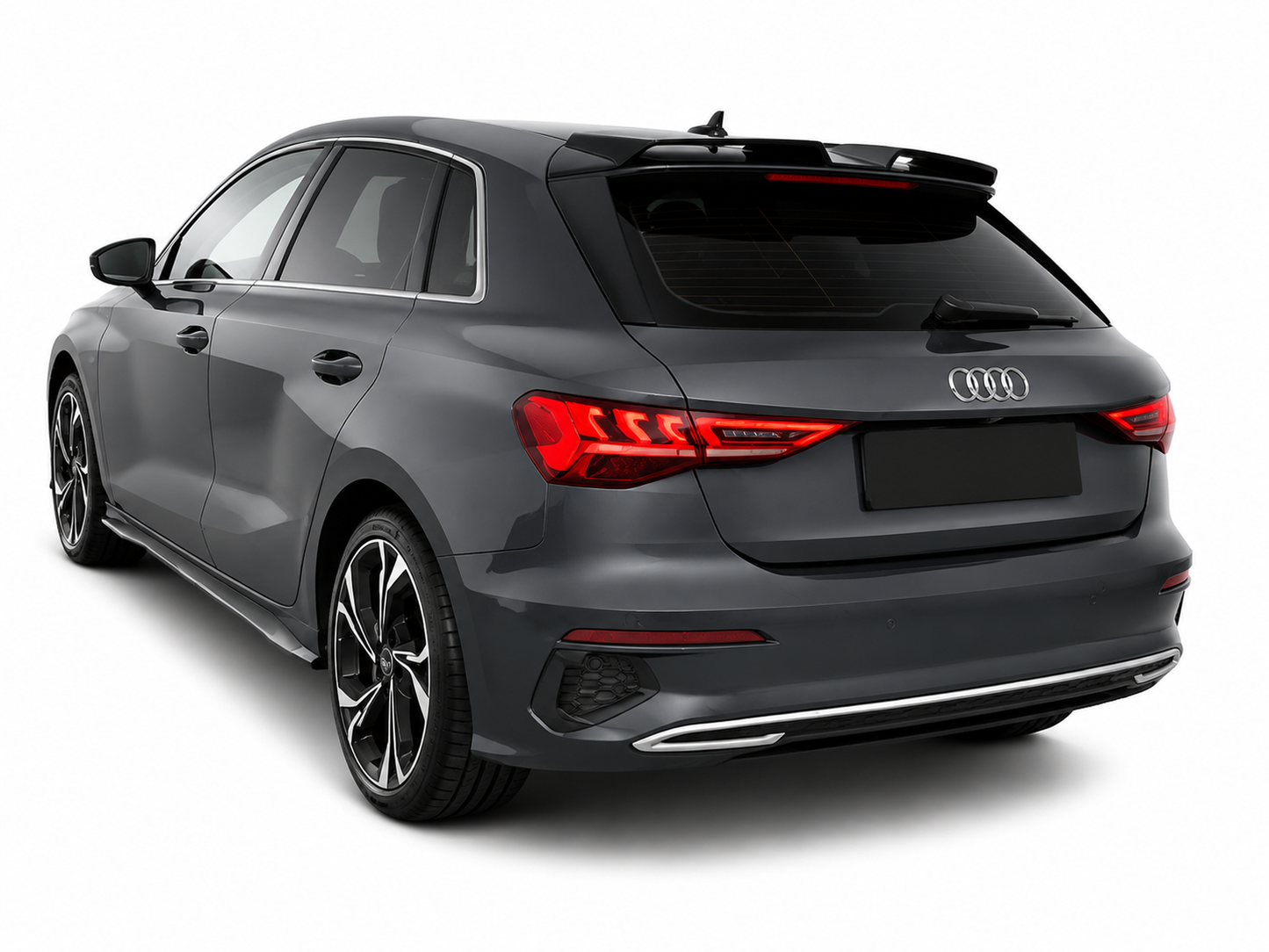 👉Spoiler Tetto Posteriore per Audi A3 8Y Sportback 2020+ PU Non Innescato👈