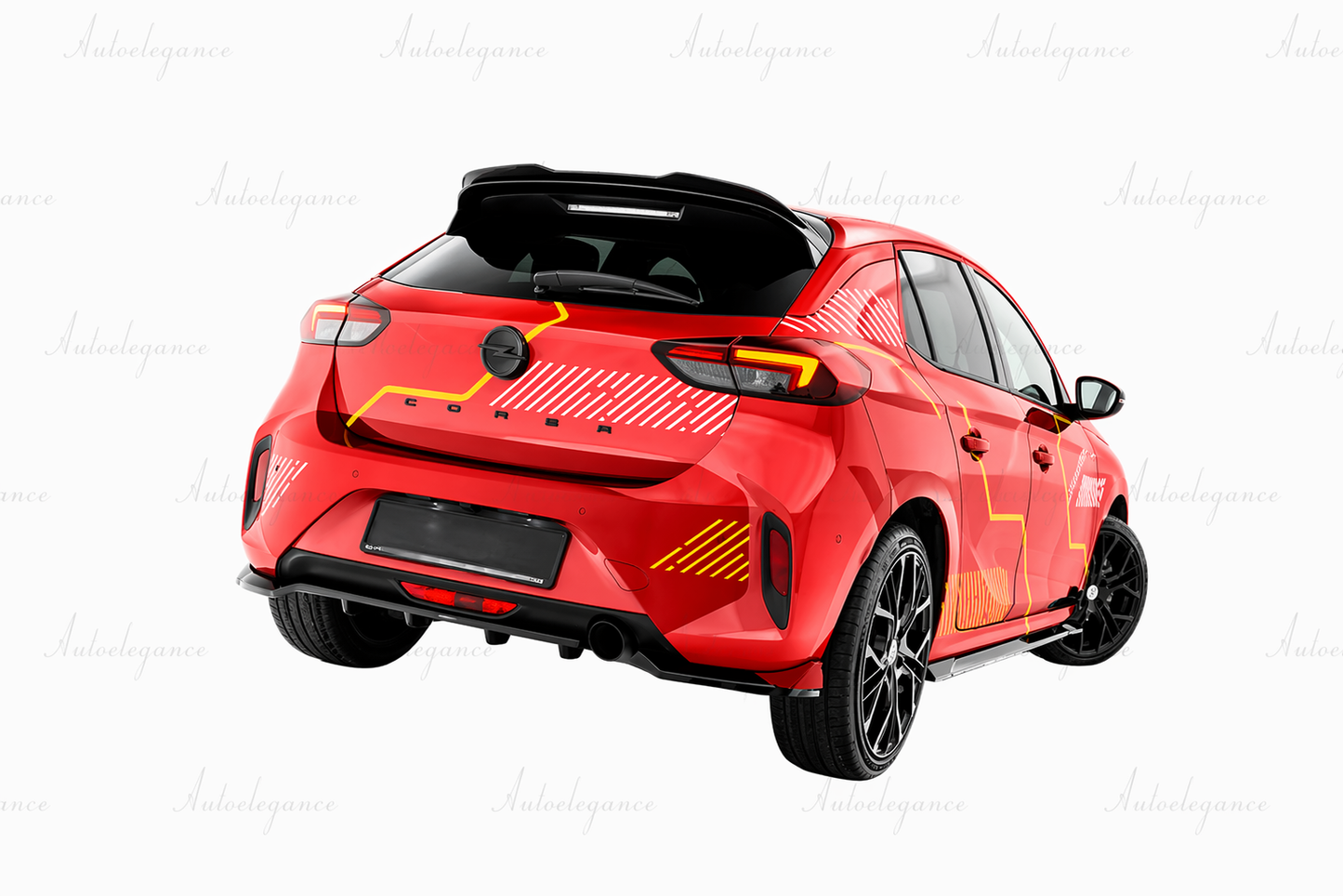 🔥ART.9600 SPLITTER POSTERIORE PER OPEL CORSA F (Mk6 FACELIFT)🔥