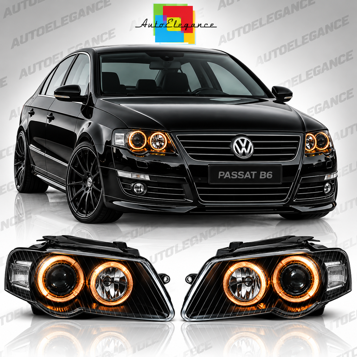 ART.10731  FARI ANTERIORI ADATTO PER VW PASSAT B6 3C 03.05-10
