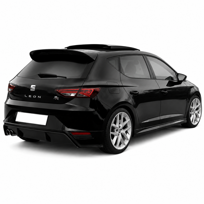 💕 ART. 0858 PARAURTI POSTERIORE SEAT LEON 5F 5 PORTE LOOK FR CON USCITA 1+1  💕