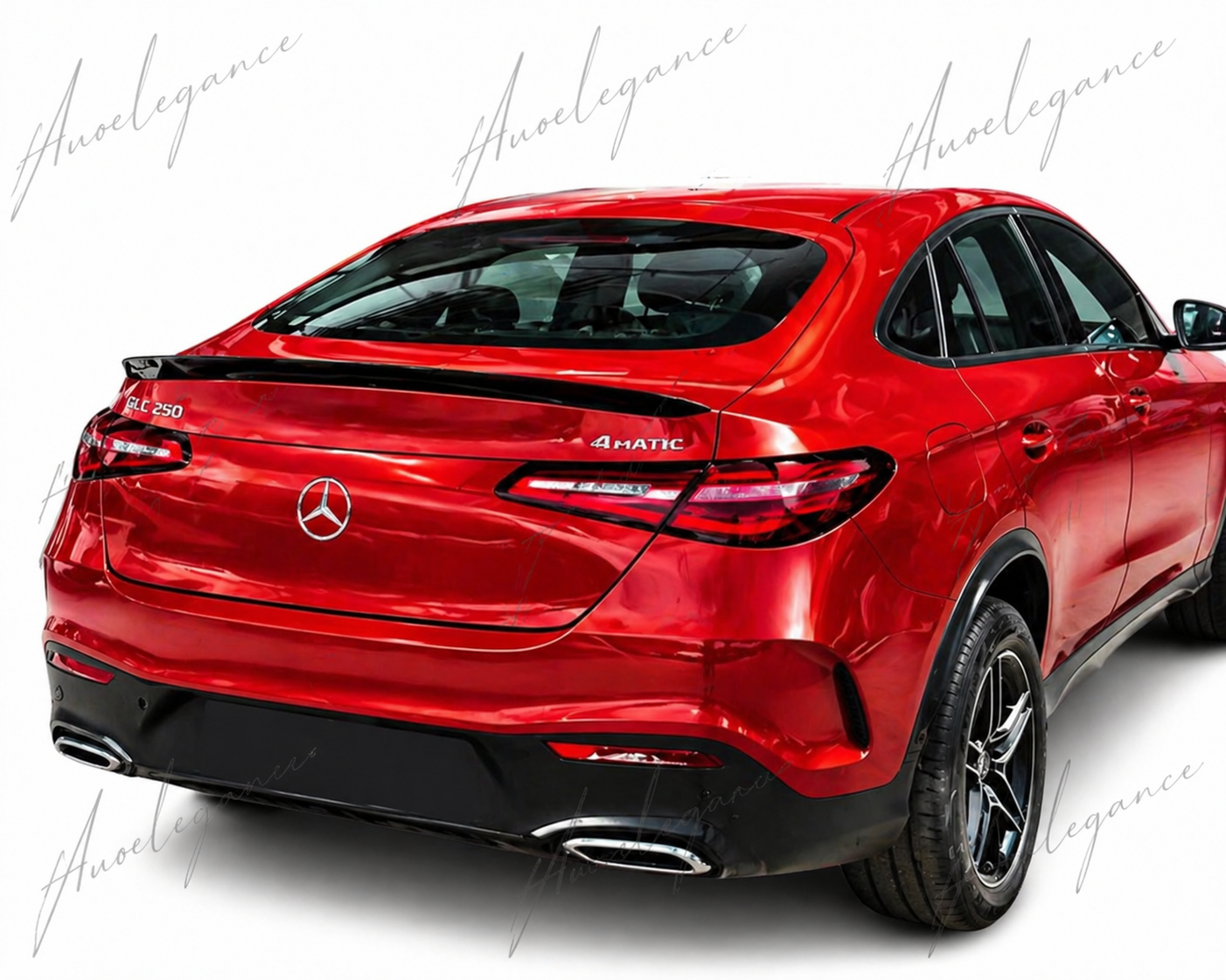 🔥ART.9725 SPOILER POSTERIORE PER BAGAGLIAIO GLC C254 NERO LUCIDO in ABS 2024+🔥