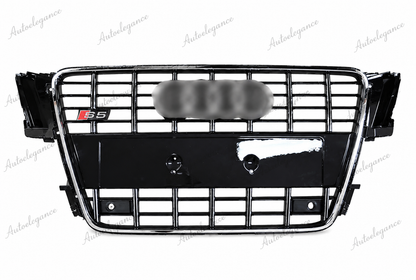 🔥ART.0607 GRIGLIA ADATTO PER AUDI  A5 2007-2011 LOOK S5 CROMATA 🔥