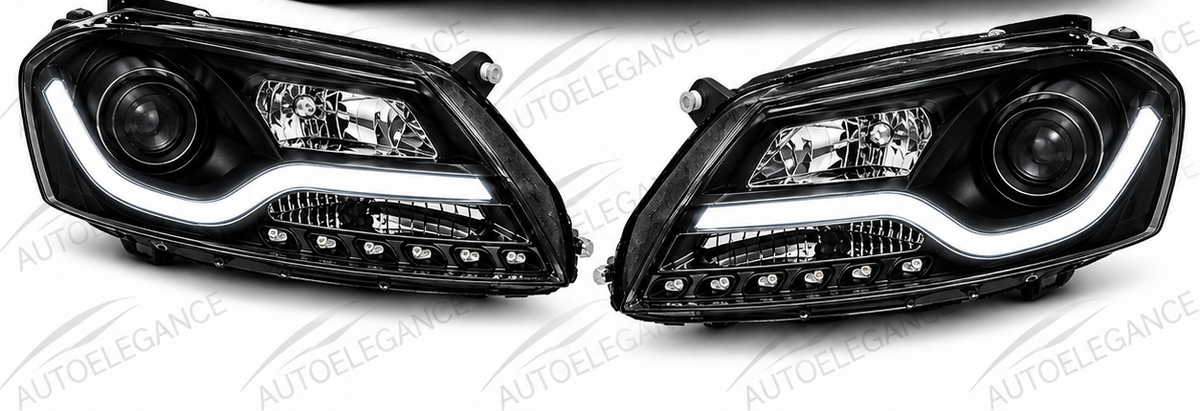 ART.5917  FARI ANTERIORI ADATTO PER VW PASSAT B7 10.10-10.14 NERO