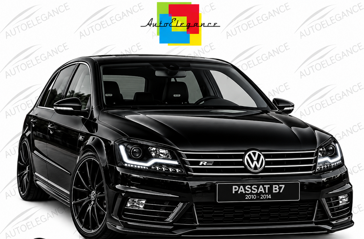 ART.5917  FARI ANTERIORI ADATTO PER VW PASSAT B7 10.10-10.14 NERO