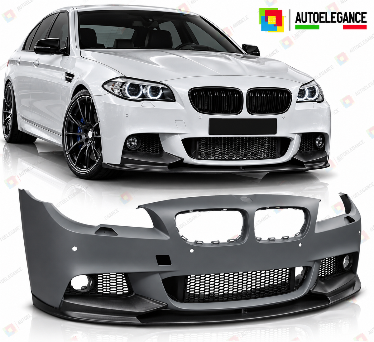 PARAURTI ANTERIORE SPORT adatto per BMW F10 / F11 10-06.13 LOOK M5