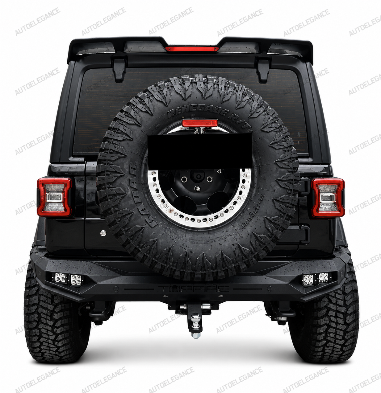 💫Spoiler Posteriore Nero con LED per JEEP Wrangler JK JL 2018-2024💫