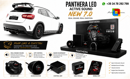 💕ART.2672 PANTHERA Soundsystem Booster 7.0-Mercedes-Benz GLA 45 AMG X156💕