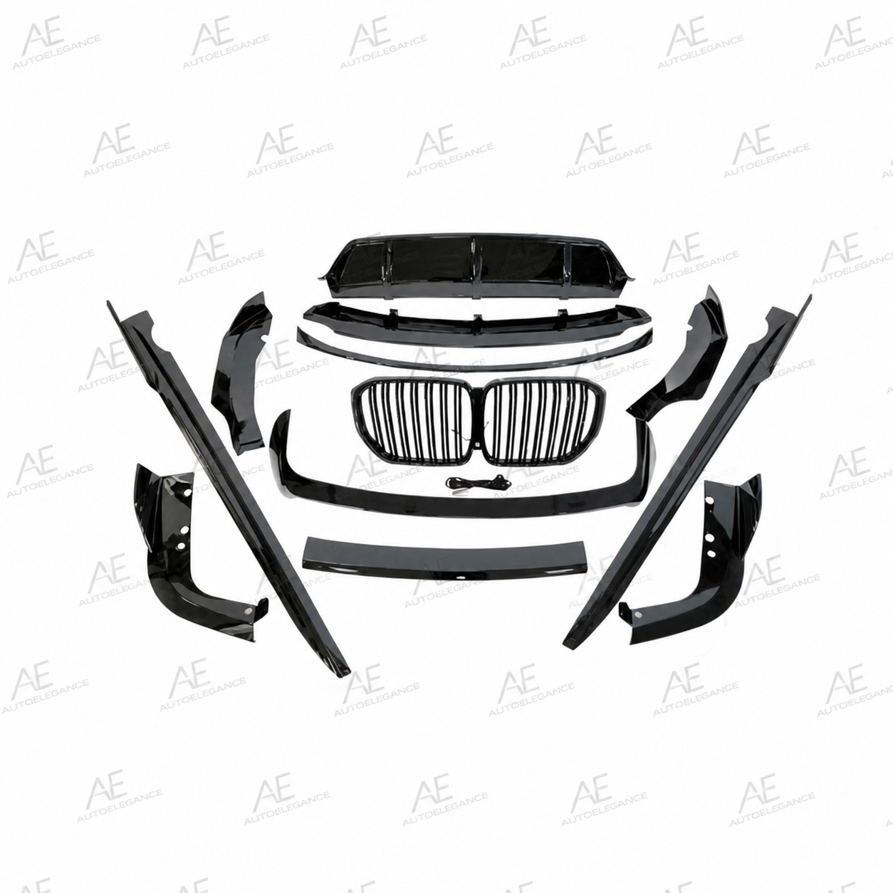 ART.9756 BODYKIT BMW G05 X5 Look M Performance Nero lucido