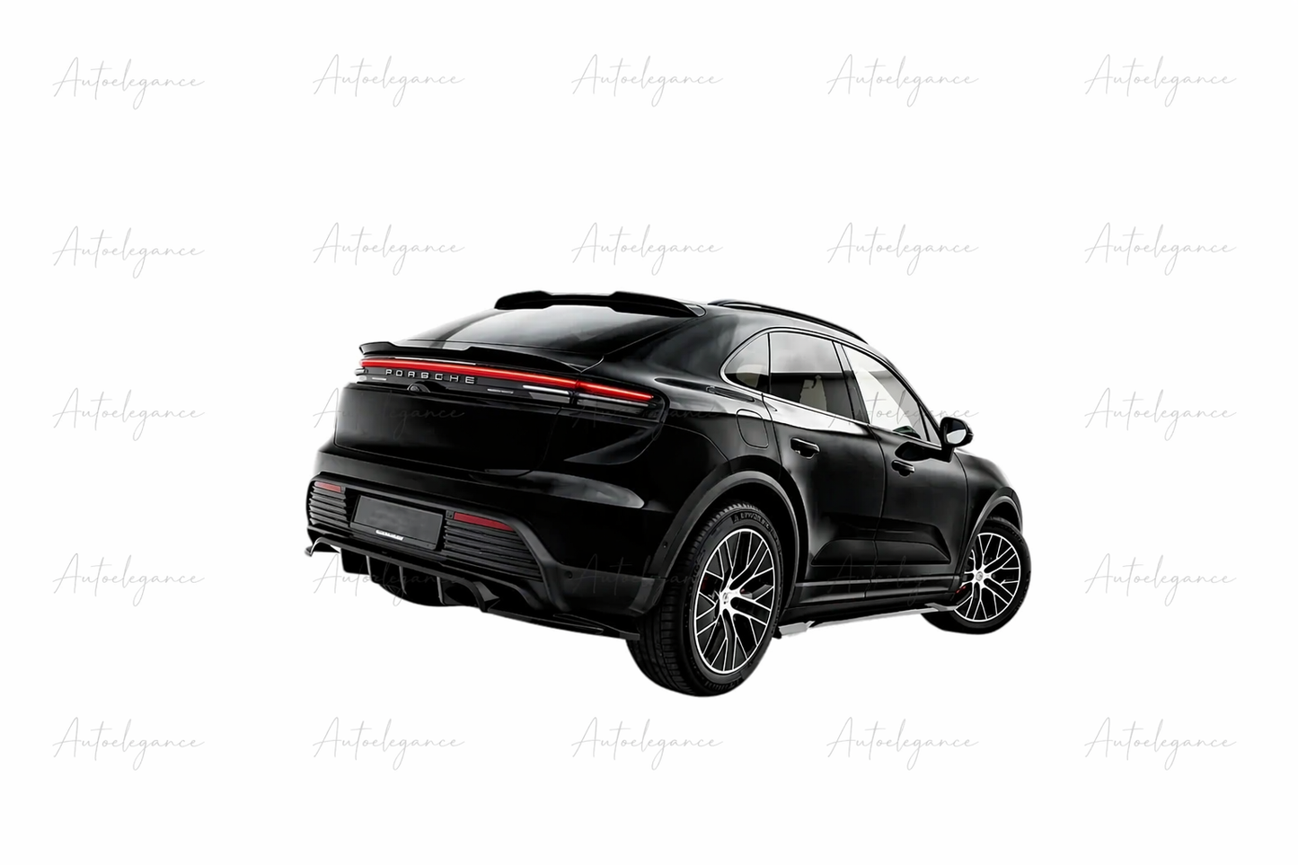 🔥ART.9635 SPLITTER POSTERIORE (CON BARRE VERTICALI) PORSCHE MACAN EV Mk1🔥