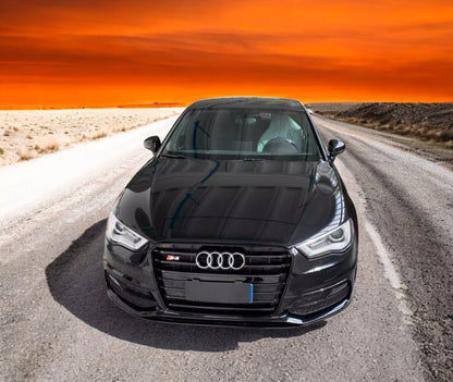 ⭐GRIGLIA ANTERIORE ADATTO PER AUDI A3 S3 8V 2012-2015 BLACK ⭐