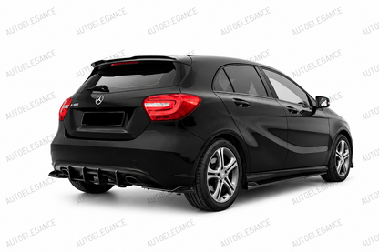 💫ART.0501 SPOILER PER MERCEDES CLASSE A W176 2012-2018 NERO LUCIDO 💫