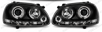 ART.6268 FARI ANTERIORI ADATTO PER  VW GOLF 5 2003-2009 NERO