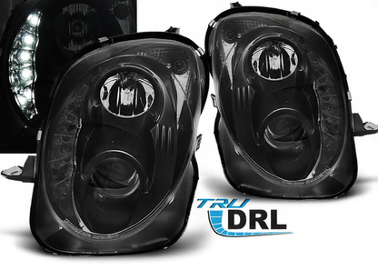 💫 ART.6016 Fari anteriori neri con DRL per Alfa Romeo MiTo 2008–2019 💫