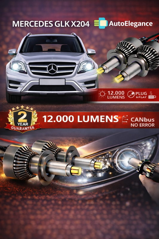 KIT LED Mercedes GLK X204 ANABAGLIANTI H7 CANBUS Bianco 6500K 360 gradi