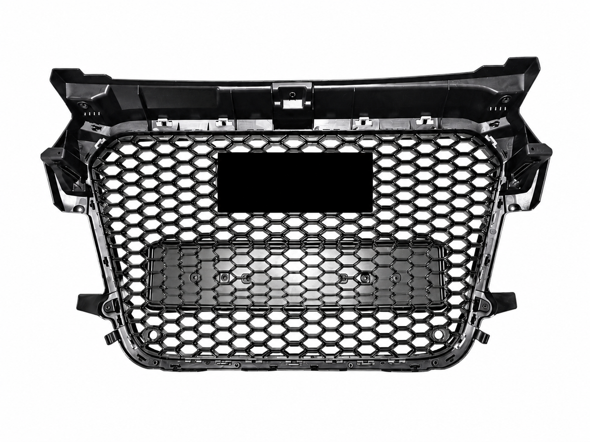 🔥ART.10653 GRIGLIA ADATTO PER AUDI A1 8X LOOK RS1 NERO 2010 - 2014🔥