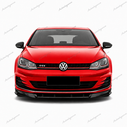 🔥ART.9946 SPLITTER ANTERIORE STILE RACE CUP PER VW GOLF Mk7 2012+ NERO LUCIDO🔥