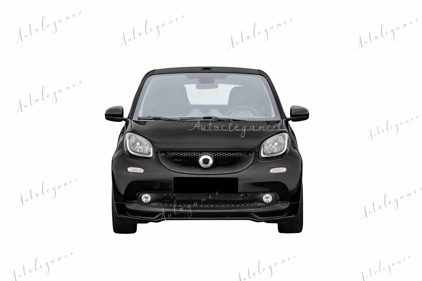🔥ART.0338 SPLITTER SOTTO PARAURTI SPORTIVO IN ABS PER SMART FORTWO 453 2014+🔥