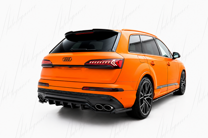 🔥ART.9708 SPLITTER POSTERIORE (CON BARRE VERTICALI) AUDI SQ7 Mk2 4M FACELIFT🔥