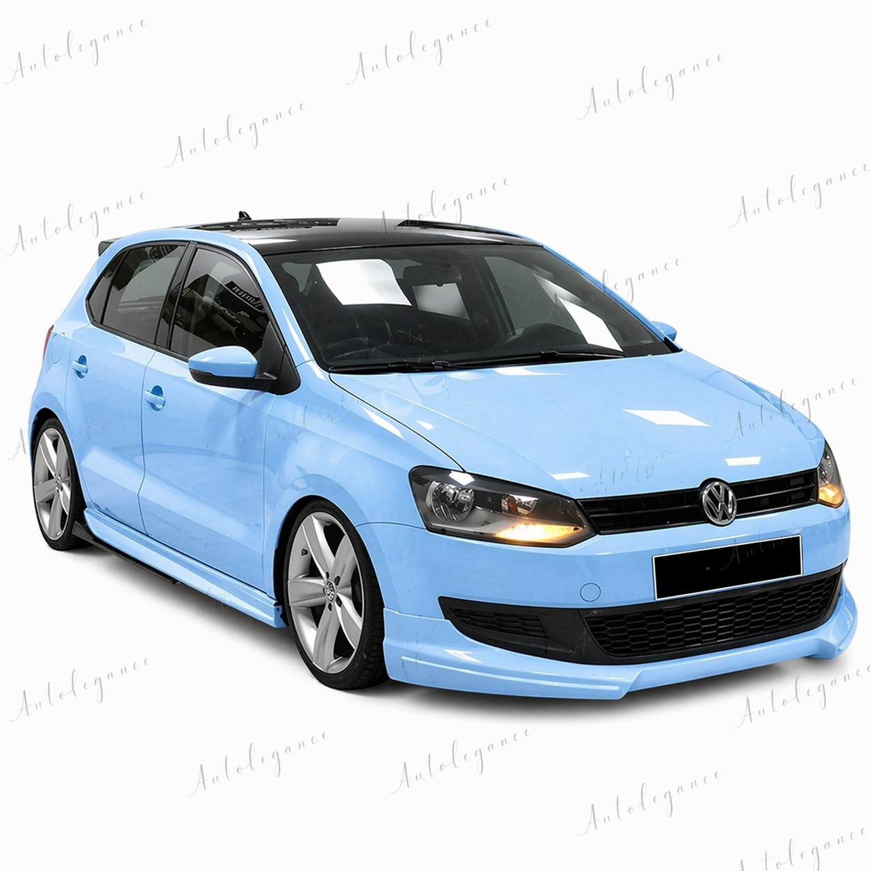 🔥ART.9576 MINIGONNE LATERALI IN PLASTICA GREZZO PER POLO Mk5 / 2009-2017🔥