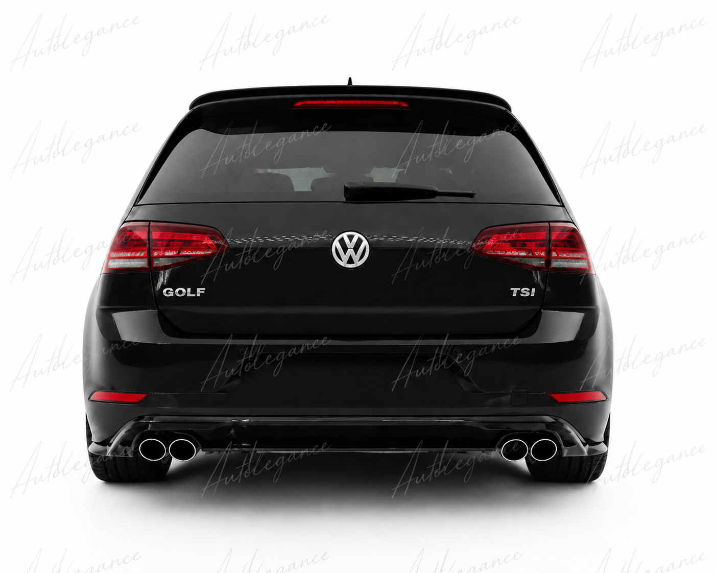 🔥ART.0348 DIFFUSORE ADATTO PER VW GOLF 7.5 2+2 NERO LUCIDO🔥
