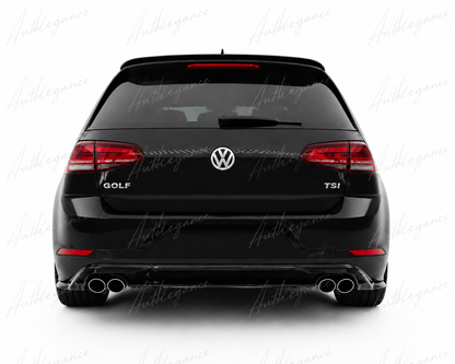 🔥ART.0348 DIFFUSORE ADATTO PER VW GOLF 7.5 2+2 NERO LUCIDO🔥