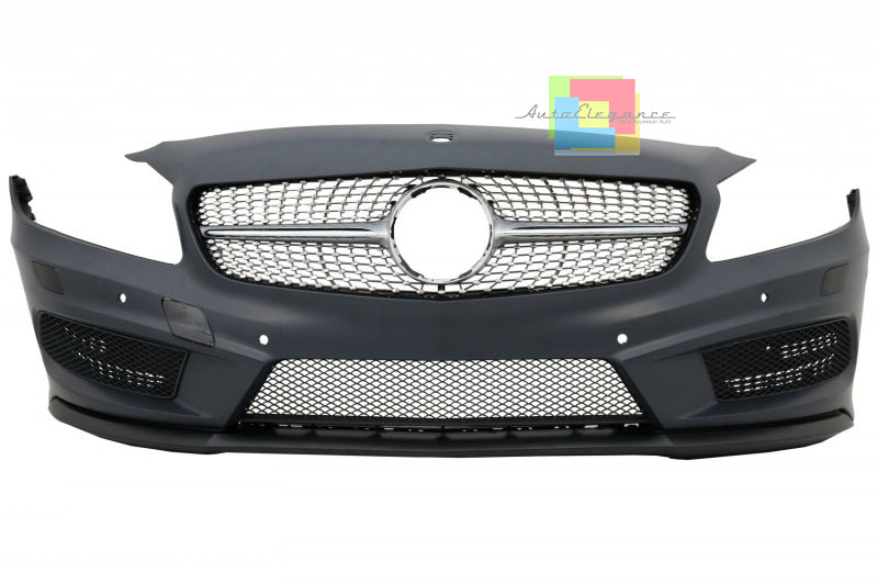 MERCEDES CLASSE A W176 2012+ PARAURTI ANTERIORE COMPLETO E GRIGLIA ANTERIORE DESIGN AMG DIAMANT